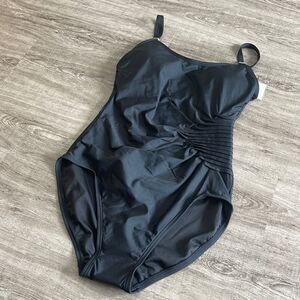 Calvin Klein Black One Piece Swimsuit